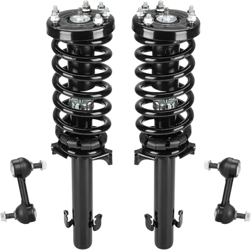 Vista 6 de Conjunto de amortiguador de puntal delantero con resorte helicoidal para Honda Accord Only Coupe 2008-2012, 2.4L y 3.5L FWD, reemplaza 172562L