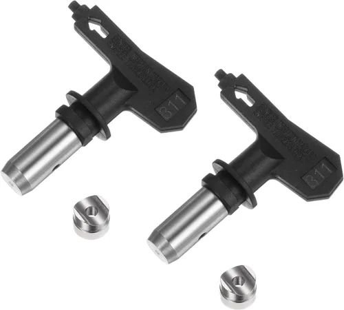 Vista 7 de uxcell 2 puntas de pulverización reversibles para pulverizador sin aire, 109 puntas de boquilla de pulverización de pintura, piezas de máquina