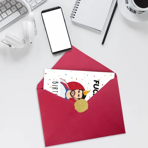 Vista 4 de BENNLOOS Divertidas tarjetas de cumpleaños de Roy Kent, regalos para él