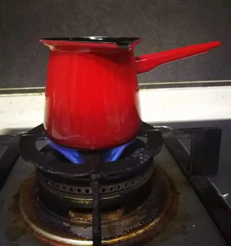 Vista 6 de Soporte antideslizante para estufa/soporte para ollas de moka/soporte para cafetera, rejilla de quemador de gas, rejilla de quemador de horno