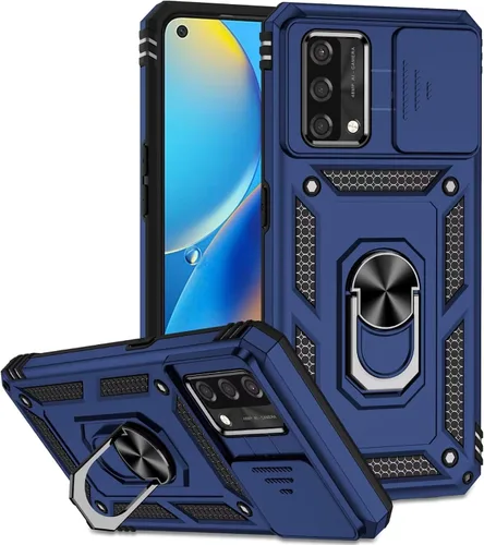 Vista 12 de Funda para Xiaomi Poco X3 NFC, protección de soporte de coche de grado militar [soporte integrado] Soporte de anillo de metal magnético resistente