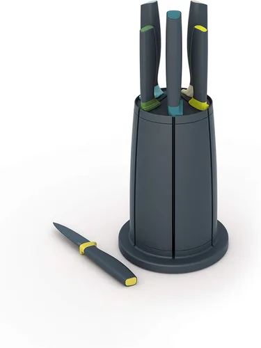 Vista 5 de Joseph Joseph 10541 Elevate Knives Juego de carrusel de 5 piezas, Ediciones (salvia)
