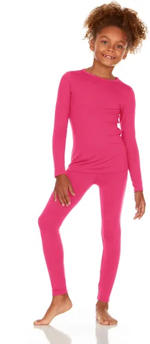 Vista 10 de Paquete de 3 camisetas térmicas para niñas Thermajane Rosa bebé