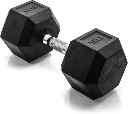 Vista 33 de CAP Barbell Peso de la mancuerna hexagonal recubierta, individual, 10-120 libras, múltiples opciones
