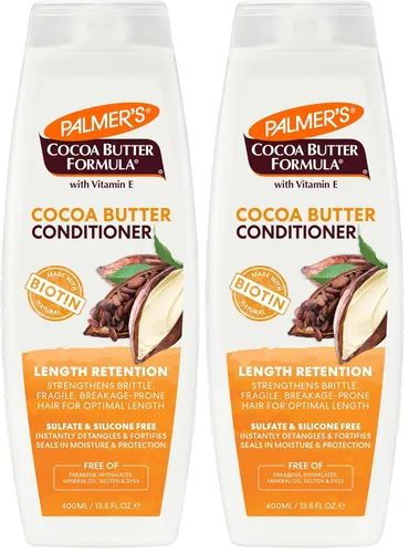 Vista 12 de Palmer's - Acondicionador para el cabello con retención de longitud de cacao y biotina (13.5 onzas) Strengthening Conditioner for Brittle