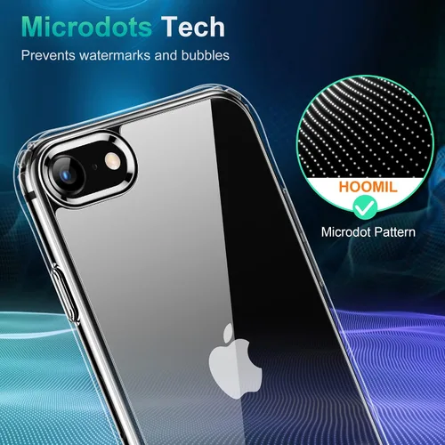 Vista 56 de HOOMIL Funda para iPhone 7 Plus/iPhone 8 Plus de 5.5 Pulgadas, sin amarillamiento, protección contra caídas, cubierta trasera dura transparente