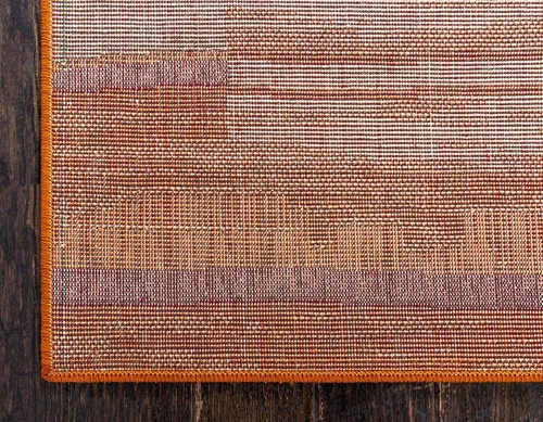 Vista 9 de Unique Loom - Colchón de la colección otoño de diseño abstracto, informal, moderno y contemporáneo, rectangular de 2 x 3 pies, diseño rústico
