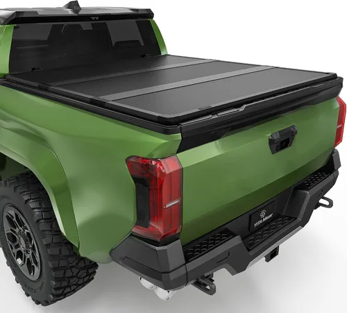 Vista 7 de YITAMOTOR - Cubierta suave enrollable para plataforma de camioneta, Tonneau, compatible con Toyota Tacoma 2016-2023 (Excl. Edición Trail)