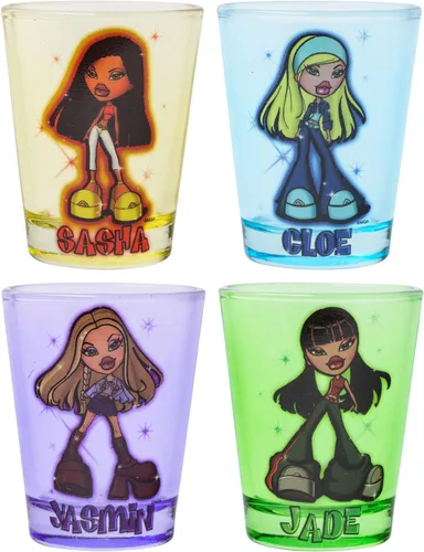 Vista 26 de Silver Buffalo Avatar the Last Airbender con Aang, Katara, Toph, Appa y Momo - Paquete de 4 mini vasos, 1.5 onzas