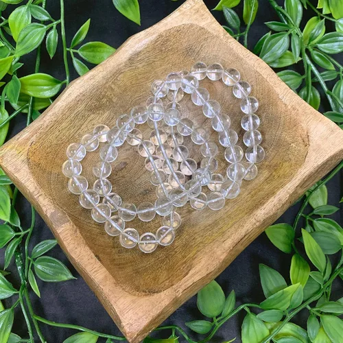 Vista 431 de Gem Avenue Handmade Round Bead Stretch Bracelet Unisex Natural Stone Beaded Jewelry for Men & Women, Elastic Wristband for Daily Wear