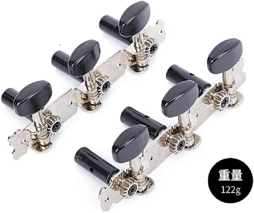Vista 2 de 1 par izquierda derecha 3L3R Guitarra profesional guitarra clásica cuerdas afinación clavijas cabezas de máquina afinadores llaves piezas piezas