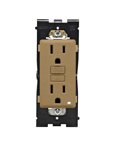 Vista 28 de Leviton Renu - Toma GFCI autocomprobada resistente a manipulaciones, 15 amperios, RGF15-CA, café con leche