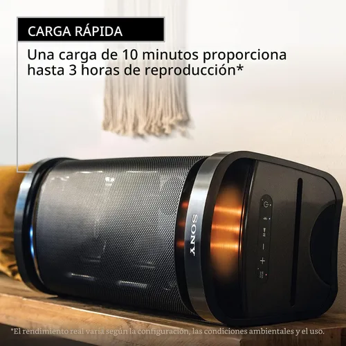 Vista 3 de Sony SRS-XP700 X-Series Altavoz inalámbrico portátil Bluetooth para fiesta de karaoke IPX4 resistente a salpicaduras con batería de 25 horas, negro