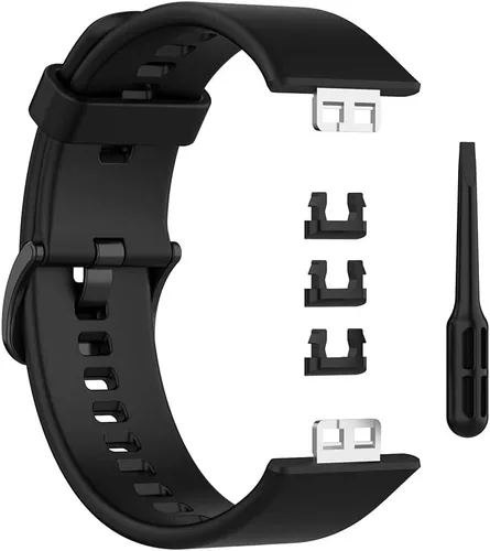Vista 2 de Watch Strap compatible with Huawei Watch Fit,Adjustable Silicone Sports Strap Replacement Band for Huawei Watch Fit Smart Watch