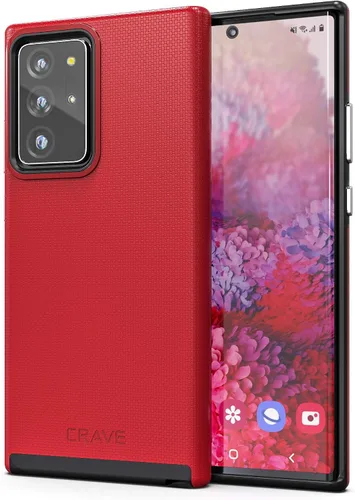 Vista 8 de Crave para Galaxy Note 20 Ultra Funda, Funda de Protección a Prueba de Golpes de Doble Capa para Galaxy Note 20 Ultra (17,5 cm) - Berry