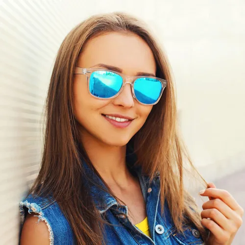 Vista 101 de Suministros para regalos de fiesta de colores neón Paquete de 8 gafas de sol unisex