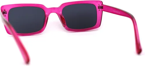 Vista 4 de Gafas de sol hipster de sombra rectangular para mujer