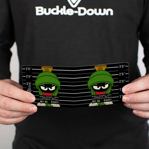 Vista 4 de Buckle-Down Cartera plegable para hombre Marvin The Martian