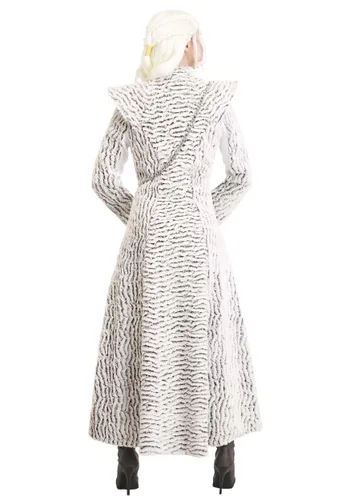 Vista 4 de Disfraz de Reina Dragón de Invierno para Mujer Multicolor