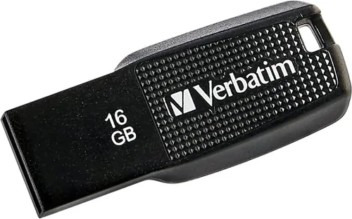 Vista 3 de Verbatim Unidad flash Ergo USB 2.0 de 16 GB - Negro