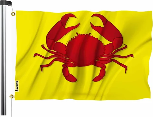 Vista 9 de Swono Bandera de calavera con diseño de esqueleto con dedo medio, bandera negra de 3 x 5 pies, bandera grande para exteriores e interiores, oficina