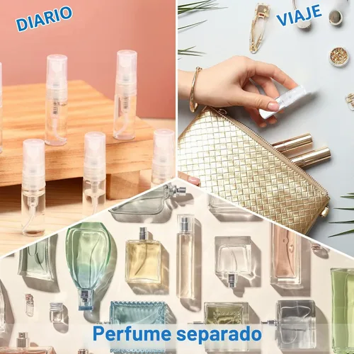 Vista 7 de Lallisa - 100 botellas de perfume de cristal transparente