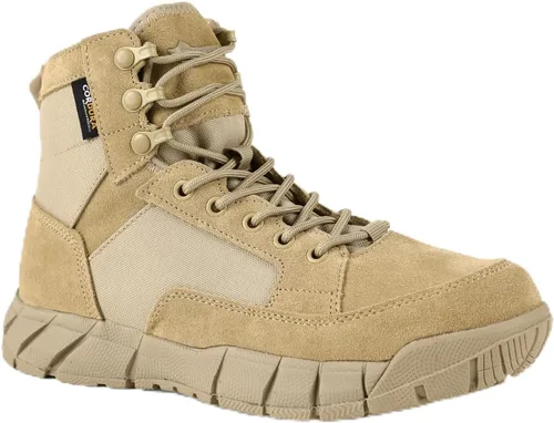 Vista 8 de ANTARCTICA Botas Militares Tácticas Ligeras para Hombre para Senderismo y Trabajo Negro
