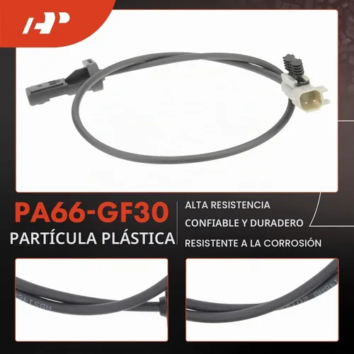 Vista 4 de A-Premium Juego de 2 sensores de velocidad de rueda ABS trasera izquierda y derecha