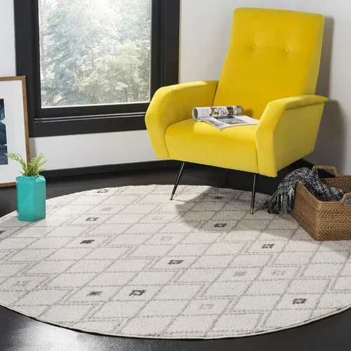 Vista 9 de SAFAVIEH Adirondack Collection ADR132B - Alfombra de pasillo, 2 pies 6 pulgadas x 8 pies, diseño de enrejado bohemio marroquí, no desprende pelusa