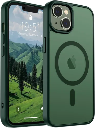 Vista 323 de SUPFINE Funda magnética para iPhone SE 2022 (3ª)/2020 (2ª), iPhone 8 (compatible con MagSafe) (protección contra caídas de grado militar), funda