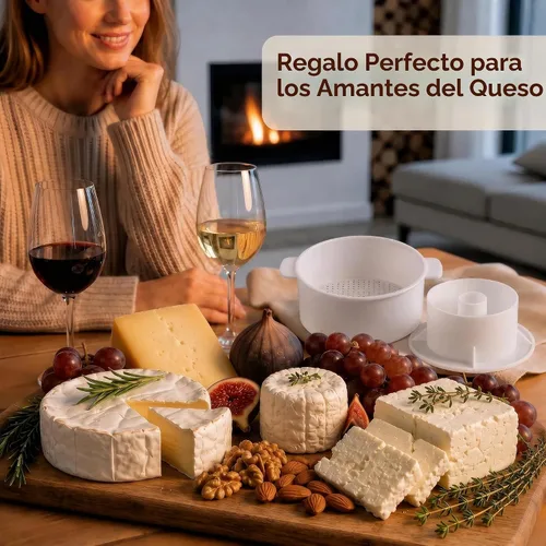 Vista 8 de SHSH trade group Kit de suministro de queso 1.2 L con placa de prensado - Kit de moldes y prensas para queso duro Gouda para hacer quesos - Molde