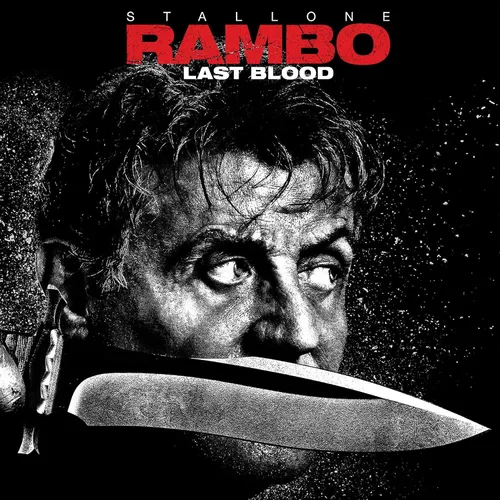 Vista 2 de United Cutlery Rambo Last Blood Heartstopper Cuchillo y Funda de Cuero - Oficialmente Autorizado por Stallone, Hoja de Acero Inoxidable 7Cr17, Mango