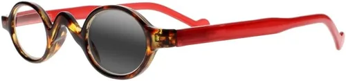 Vista 5 de Gafas de sol fotocrómicas de transición de lectores felices ovaladas mini redondas UV400