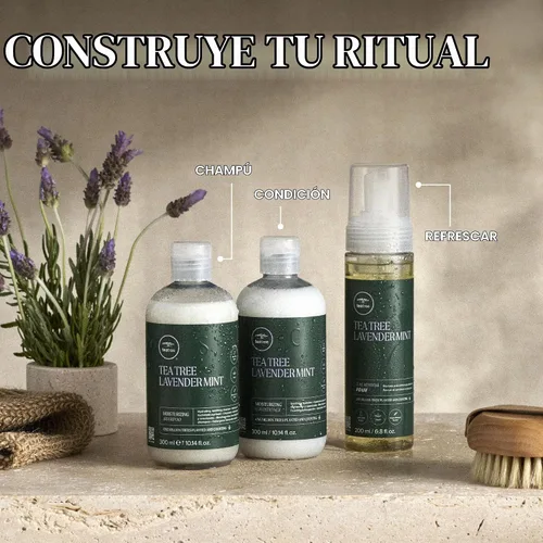 Vista 12 de Tea Tree Espuma refrescante de rizos de menta lavanda, mousse para el cabello, para cabello grueso, rizado + seco, 6.8 onzas líquidas