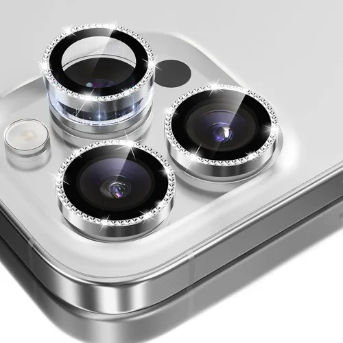 Vista 43 de GolbinBox Protector de lente de cámara para iPhone 13 Pro/13 Pro Max, ajuste invisible 1:1, vidrio templado 9H, funda individual de metal ultra HD