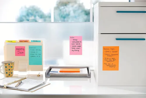 Vista 12 de Post-it Notas súper adhesivas, 15 blocs de notas adhesivas, varios tamaños, suministros de regreso a la escuela, productos de oficina, 2 veces más