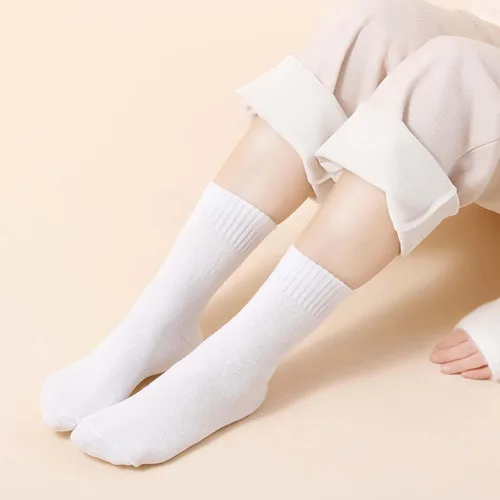 Vista 5 de 5 Pairs Wool Socks for Women Thick Boot Socks Comfy Slouch Crew Socks Cozy Athletic Socks Warm Winter Thermal Socks