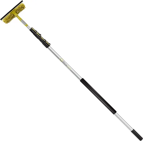 Vista 12 de DOCA - Poste telescópico de 5 a 12 pies, poste de extensión para limpieza, plumero de plumas, kit de lavado de ventanas, rodillo de pintura
