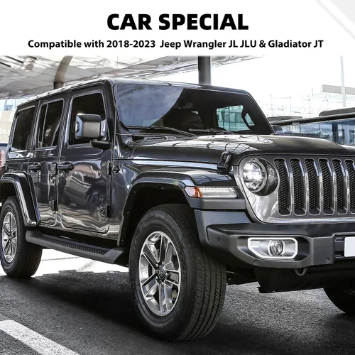 Vista 7 de Juego de 5 fundas cromadas para altavoces y cubierta de altavoz de maletero, 5 piezas, compatible con Jeep Wrangler JL JLU y Gladiator JT 2018-2023