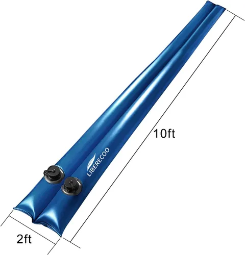 Vista 2 de LIBERECOO Bolsas de agua para cubierta de piscina enterrada, extra duraderas de 0.016 in de PVC calibre 27, bolsa de agua de doble cámara de 10
