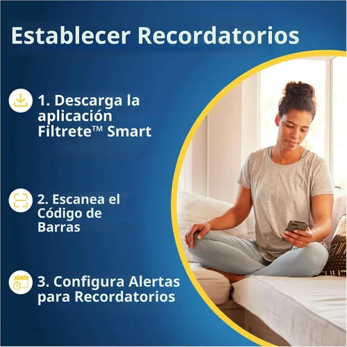Vista 7 de Filtrete 16x25x4 Filtro de aire para horno y aire acondicionado, MPR 700, MERV 8, se adapta a dispositivos Lennox y Honeywell, captura polvo, polen