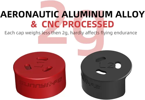 Vista 2 de Accesorios para drones Cubierta de motor de aleación de aluminio Tapa de protección contra polvo para AVATA
