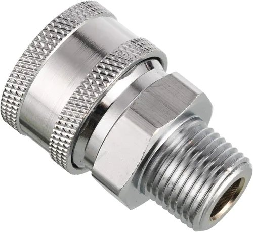 Vista 3 de RIDGE WASHER Juego de adaptadores para lavadora a presión, conexión rápida de 3/8 pulgadas Racor de rosca macho, 5000PSI