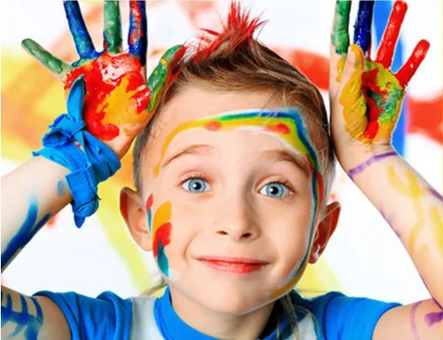 Vista 4 de Kits de pinturas faciales y corporales para niños, hipoalergénicas, seguras y no tóxicas, ideales para pintura facial de fiesta de Halloween, fácil