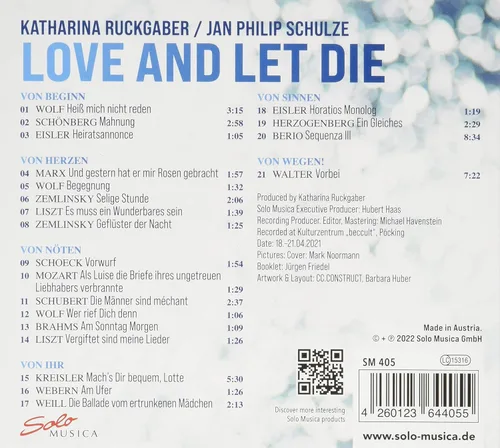 Vista 2 de LOVE AND LET DIE I WANT DEATH FOR LOVE