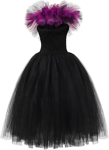 Vista 4 de YOFEEL Princess Costume Cosplay Dress up for Toddler Kid Baby Girls Fancy Party Halloween Christmas with unique Accessories