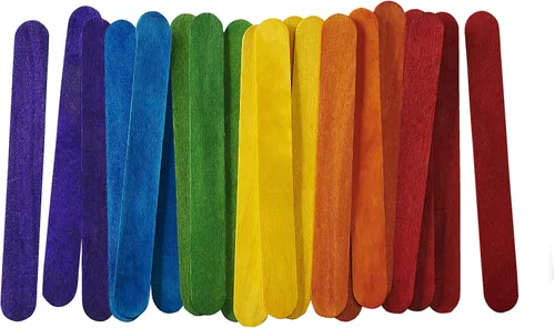 Vista 7 de Gusto Palitos de madera jumbo de 6 pulgadas para manualidades