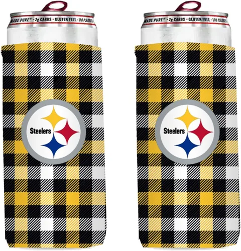 Vista 41 de Paquete de 2 soportes para latas de fútbol de 12 onzas, delgado y delgado, aislador de bebidas Huggie Cooler Coozies (Arizona (cardenales))