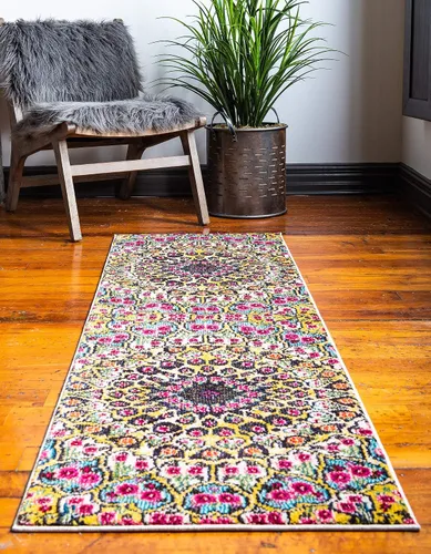 Vista 15 de Alfombra de Área de la Colección Vita de Unique Loom - O' Keefe (2' 2" x 3' 1" Rectángulo, Multicolor/Azul)