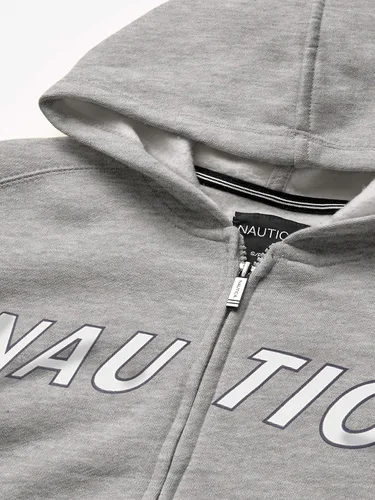 Vista 2 de Nautica Boys' Long Sleeve Legacy Fleece Full Zip Hoodie
